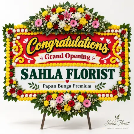 Papan Bunga Ucapan Selamat Mandailing Natal